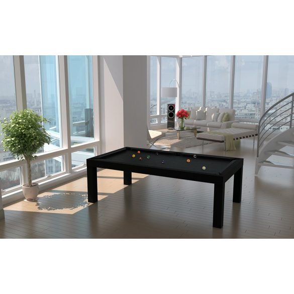 BILLBOARD TABLE TOULET PEARL 7' BLACK WITH LIGHTENING TOP