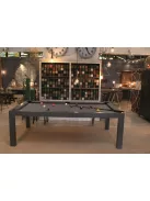 BILLBOARD TABLE TOULET PEARL 7' BLACK WITH LIGHTENING TOP