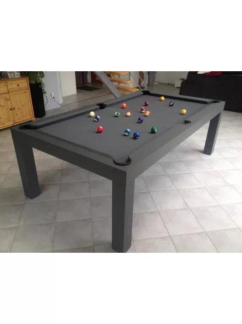 BILLBOARD TABLE TOULET PEARL 7' BLACK WITH LIGHTENING TOP