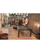 BILLBOARD TABLE TOULET PEARL 7' BLACK WITH LIGHTENING TOP