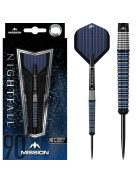 Dart szett Mission steel Nightfall 25g, M3, taper, 90%