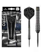 Dart szett Mission steel Spiro 22g, M2,curved, 90%
