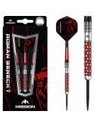 Dart szett Mission steel Roman Benecky Black-Red PVD 22g, 90%