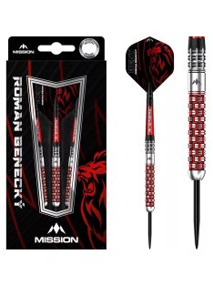  Dart szett Mission steel Roman Benecky Black-Red PVD 22g, 90%