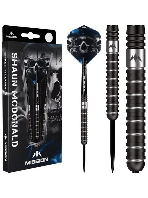 Dart szett steel Mission Shaun McDonald 21g 95%