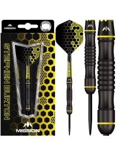   Dart szett steel Mission Stephen Burton Black Titanium 25g, 90%
