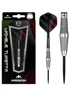   dart szett steel Mission Michele Turetta Sandblasted 23gr, 95%