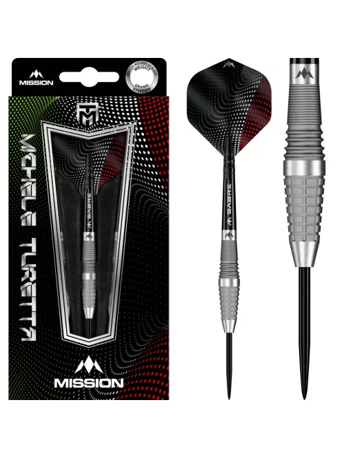 dart szett steel Mission Michele Turetta Sandblasted 23gr, 95%