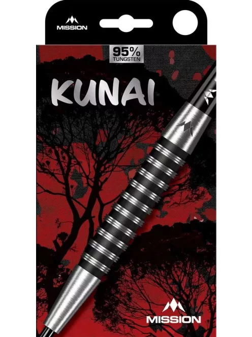 Dart szett Mission steel Kunai 23g, fekete PVD, 95%