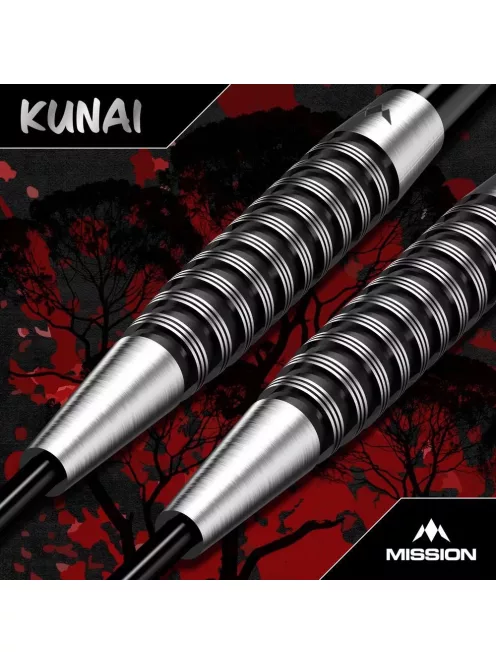Dart szett Mission steel Kunai 25g, fekete PVD, 95%