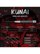 Dart szett Mission steel Kunai 25g, fekete PVD, 95%