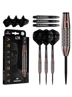 Dart szett Mission steel Arkitekt 21,5g, bronz, 90%