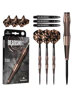 Dart szett Mission steel Dead Shot 21g, bronz, 95%