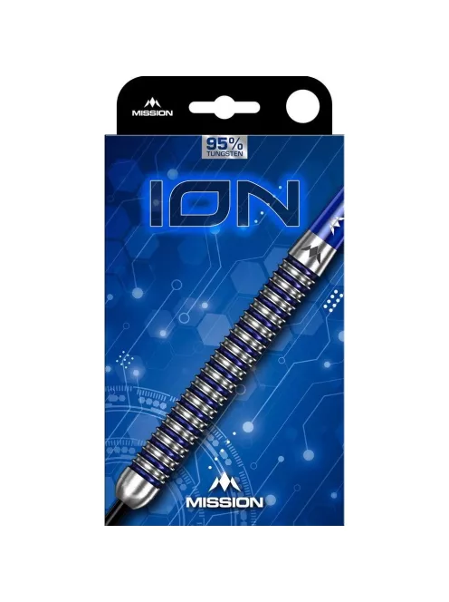 Dart szett Mission steel ION 30g, ezüst-kék, 95%