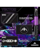 Dart szett steel Mission Vector 24g, 95%