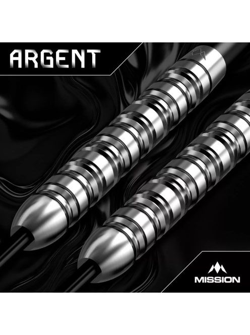Dart szett steel Mission Argent 24g, 90%