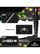 Dart szett steel Mission Black Opal 22g, 95%