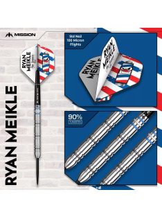 Dart szett steel Mission Ryan Meikle 23g, 90%