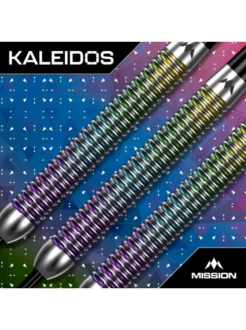 Dart szett steel Mission Kaleidos 21g, 95%