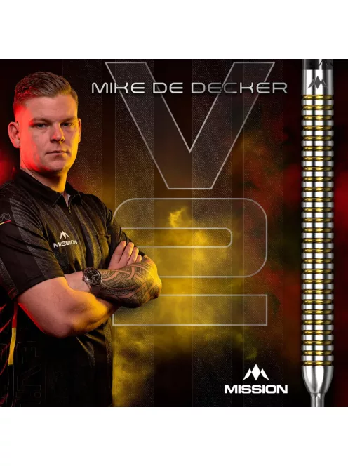 darts steel Mission R2.5 Mike De Decker, 22g, 95%, RAPID POINT 