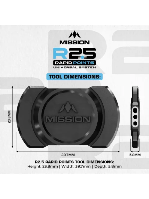 Mission R2.5 Rapid Point fémhegy csavaró kulcs
