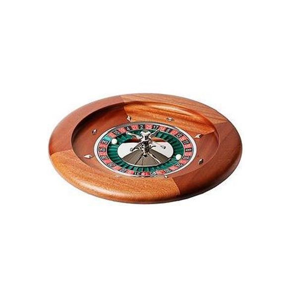 complete mahogany roulette wheel/cilinder Northstar