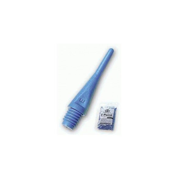 Dart tip E-Point short blue, 2BA standard thread, 50pcs/pack