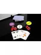 Poker set Buffalo 300pcs, unnumbered dice 5 colors, 11,5gr chips