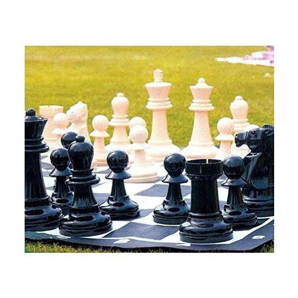 Northstar ECO kültéri sakk készlet, sakktáblával (11,5-21cm gyalog-király méret)