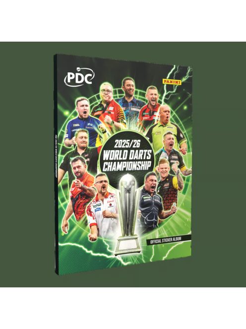 Panini PDC World Darts Championship 2025/26 - Official Gyűjtői füzet keményfedelű