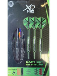 XQ Max 28 részes 22gr nikkel steel darts nyíl készlet