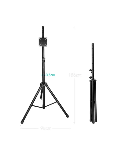 dart állvány XQ MAX Hybrid steel és soft táblákhoz, hordtáskával (135-186 cm)
