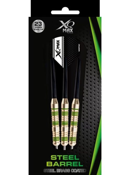 Dart szett steel XQMAX STEEL BRASS COATED , 23g