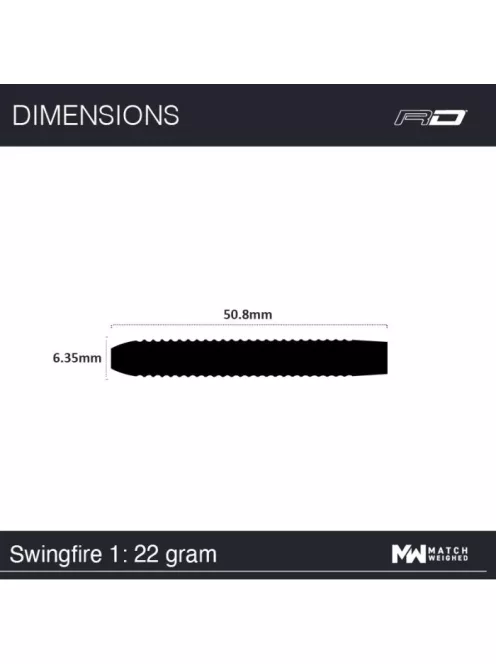 Dart Set Red Dragon steel Swingfire 1 - 22g