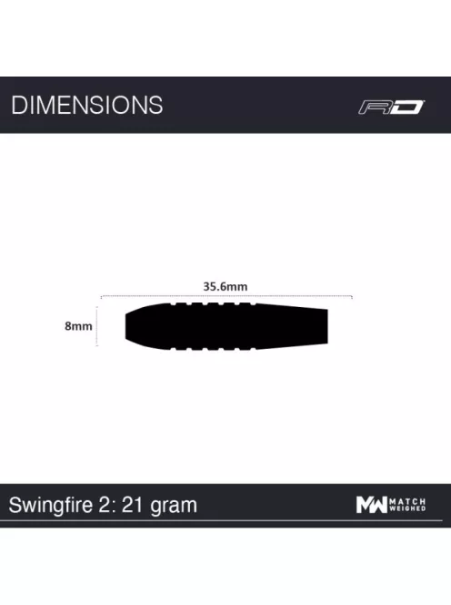 Dart Set Red Dragon steel Swingfire 2 - 21g
