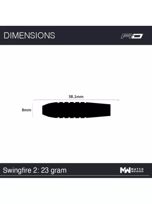 Dart Set Red Dragon steel Swingfire 2 - 23g