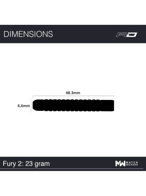 Dart szett Red Dragon steel Fury 2., 23g