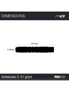 Dart set Red Dragon steel Amberjack 2 - 21g