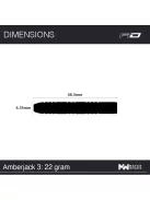 DART SET Red Dragon STEEL AMBERJACK 3: 22g