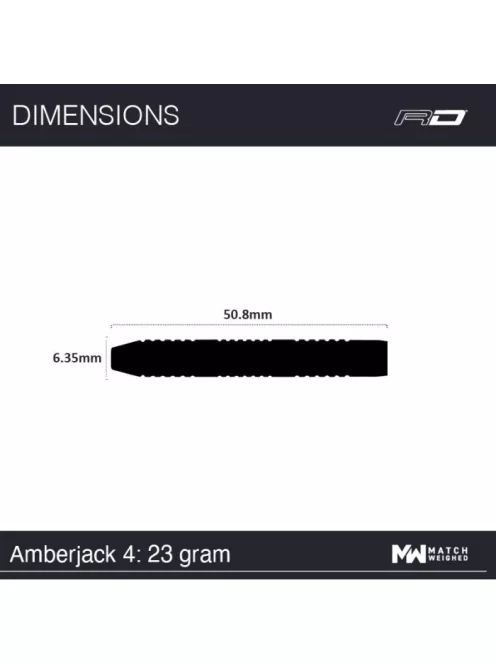 Dart set Red Dragon steel Amberjack 4 - 23g