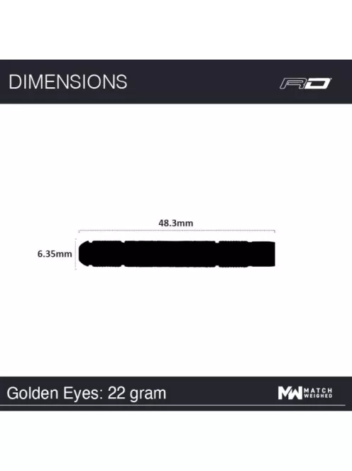 Dart set Red Dragon steel Golden Eye 22gr
