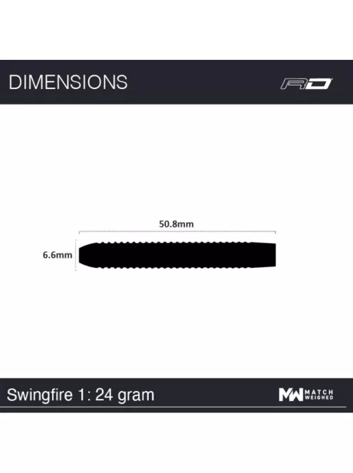 Dart set Red Dragon steel Swingfire 1 - 24g