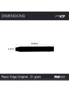 Dart set Red Dragon steel Razor Edge 21g