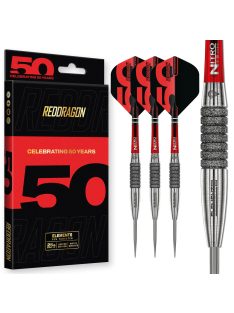   dart szett steel Red Dragon Element6 C 50 Years LR 2 25gr, 90%