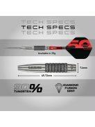 dart szett steel Red Dragon Element6 C 50 Years LR 2 25gr, 90%