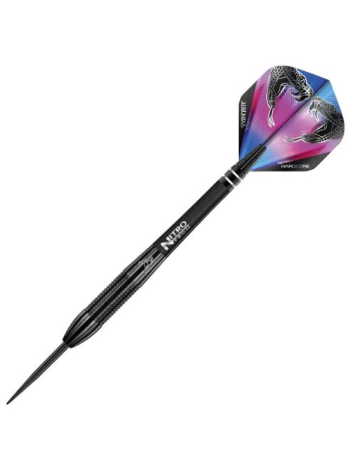 Dart szett Red Dragon steel Peter Wright Snakebite 3 Black 26g, 90%  gravírozott