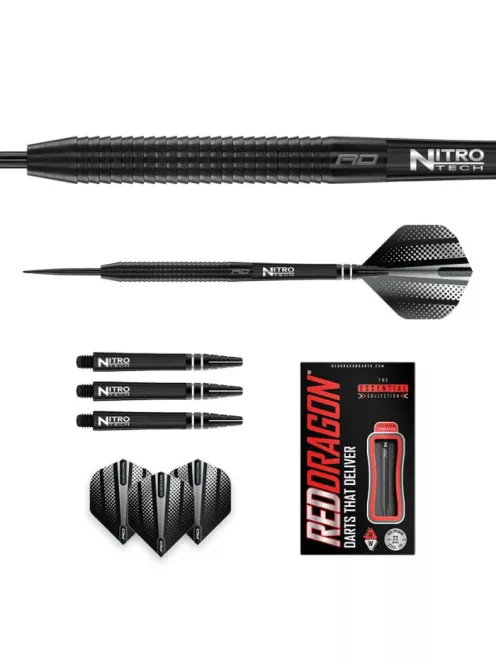 Dart set Red Dragon steel Razor Edge Black 22g