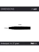 Dart set Red Dragon steel Amberjack 14 - 25g