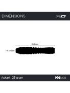 Dart szett Red Dragon steel Askari 25g 90% 