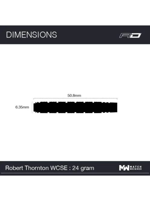 DART SZETT Red Dragon STEEL  Rob Thornton Seniors World Champions Cobalt SE 2022, 24g, 95%